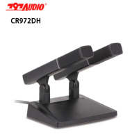 797CR972DH专业双头会议话筒电容会议麦克风带开关797话筒797AUDIO 黑色