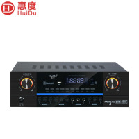 惠度(HuiDu)家庭KTV功放机无线蓝牙大功率无损HIFI高保真定阻功放机卡拉OK专业会议室卡包音箱空放机HD-100