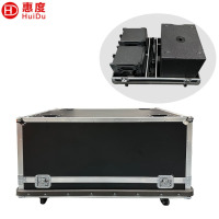 惠度(HuiDu)会议音频视频WX-308有源/无源线阵全频音箱 2+1航空机柜