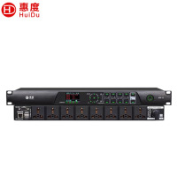 惠度(HuiDu)MX-8专业工程多功能智能电源时序器8路定时开关机功能开关顺序保护带滤波电源保护控制器