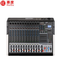 惠度(HuiDu)专业多路模拟调音台四路编组输出调音台带录音蓝牙多功能DSP数字混响效果均衡调音器HD-16M