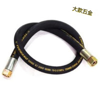 高压油管总成钢丝编织液压胶管耐高温高压蒸汽橡胶软管输油管防爆 (钢丝耐油耐腐蚀)内径19mm