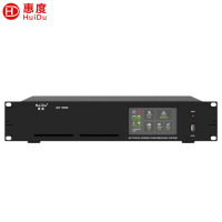 惠度(HuiDu) 专业有线数字会议系统视像跟踪录音视频会议话筒无缝视频矩阵手拉手 QH-9800有线会议系统主机