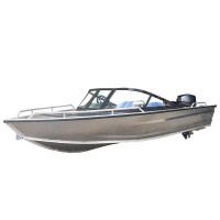 驰笠新款铝合金船加厚快艇冲锋舟路亚艇游艇海钓船高速艇钓鱼船渔船 5.2米前操配四冲程水冷40马力