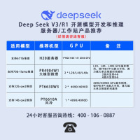 宝德部署DeepSeek AI推理 训练 工作站 大模型服务器 I9-14900K/32G/2*2T SATA+512G