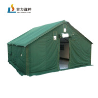 首力战神 98-10型班用棉帐篷训练加厚住宿便携撑杆式大型帐篷4.4*4.6m