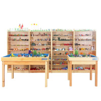 伍贰伍(WU ER WU)2000件心理沙盘套装实木玩具柜箱庭游戏实木咨询室器材 通用版2000件(整套配置)