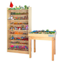 伍贰伍心理沙盘套装实木箱庭游戏道具600件沙具套装学校专用标配设备 中级版(整套配置)