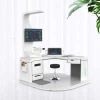 乐佳利康 乐佳人体健康检测仪 健康小屋智能检测一体机骨密度血红蛋白血氧尿液检测一体机 HW-V9000C