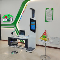 智能互联多项目体检一体机 健康小屋智慧康养一体机 乐佳利康厂家台式体检工作站 HW-V7000