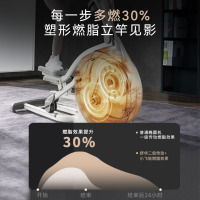 舒华(SHUA)椭圆机家用太空漫步有氧运动减肥健身器材椭圆仪ET6曜石黑SH-E599