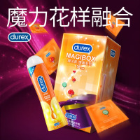 杜蕾斯安全套 魔法情趣18只 热感人体润滑液50ml 情趣用品 durex