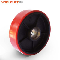 诺力(NOBLELIFT)聚氨酯轮 180*50含轴承 手动液压搬运地牛叉车配件红色PU轮子