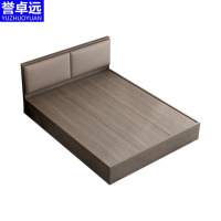 誉卓远单人床现代简约板式床收纳储物床