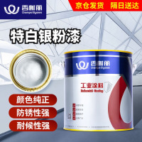 香榭丽银粉漆醇酸漆银色防锈漆钢结构栏杆铁门户外银浆油漆 2kg