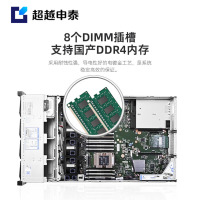 超越申泰[RM5000-F][机架服务器]飞腾FT2000+64核|128G| 480G*2+8T*3|2GRAID|双