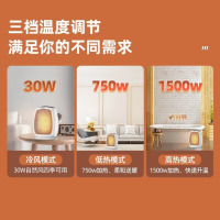 海尔(Haier)取暖器暖风机家用台式电暖器小型冷暖电暖气节能热风扇办公室暖风扇浴室热风机卧室烤火炉 冷暖两用HN150