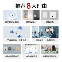 华为ax1800M无线AP面板套装全屋WiFi6覆盖 企业级AC+AP双频路由器POE网线供电坤灵APP 1800M单个