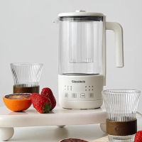 Glasslock 养生壶 烧水壶全玻璃煮茶壶恒温水壶 保温烧水一体智能电热水壶花茶壶 多功能养生杯 GE-WE01WH