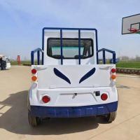龙云天盾双排5座电动巡逻车皮卡车四轮观光车带斗物业保安巡查车景区校园巡视车摆渡电瓶车