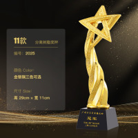 龙云天盾水晶树脂奖杯创意定制定做学校公司年会刻字优秀员工个人团队篮球足球舞蹈音乐比赛儿童颁奖