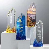 企采无忧 高档奖杯纪念品纪念奖座刻字定制定做