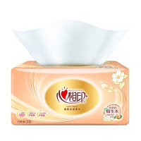 心相印抽纸餐巾纸红悦系列柔软三层塑装纸无香面巾纸卫生纸130抽 DT37130DSZ(3层*130抽*24包)