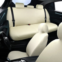 鼎南办公沙发套现代简约选装沙发组合车载汽车沙发座椅套-米白色