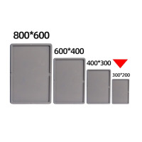 鼎南塑料周转箱盖货架配套零件箱通用盖板 300mm*200mm平盖 10个装