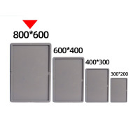 鼎南塑料周转箱盖货架配套零件箱通用盖板 800mm*600mm 10个装