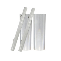 鼎南 项目型托盘货架AGV反光柱 钻石级白色63*700mm带卡扣zwdz