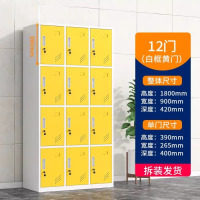 鼎南 员工更衣柜宿舍储物柜办公室挂衣换衣橱美容院健身房铁皮柜Y12G