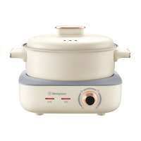 西屋(WESTINGHOUSE)WSC40D西屋分体式电火锅 米黄色 4L
