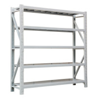 鼎南重型货架仓储700kg/层仓库库房置物储物架 150*50*200cm*5层白主
