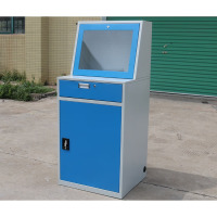 龙云天盾工业PC机柜移动工控机机柜网络监控电脑柜数控机床车间防尘机柜 推荐*ZXHC03新款蓝色/带轮 适配1