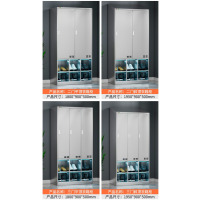 龙云天盾不锈钢斜顶更衣柜储物柜无尘无菌净化车间食品厂紫外线消毒衣鞋柜 304六门斜顶衣柜 不锈钢