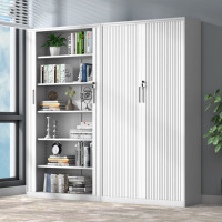 龙云天盾卷门文件柜办公室省空间推拉门铁皮资料档案柜凭证收纳柜子储物柜 卷门文件柜(1000*600*400mm)