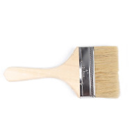 鼎南毛刷 油漆刷 涂料刷软毛刷子扫灰刷子 清洁用刷子 加厚猪毛刷混合鬃毛刷 4.0英寸 KB32