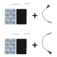 翔宇医疗原装配件耗材自粘电极片 95*60自粘贴片(4片)+转换线(2条)中频适用