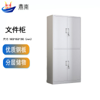 鼎南文件柜铁皮柜办公柜钢制资料柜档案柜储物柜财务室文件柜通双节文件柜常规款