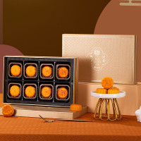 稻香村月饼礼盒金丝枣蓉奶油椰蓉月饼多口味组合中秋节送礼企业团购福利 流心奶黄-400g