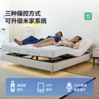 鼎南电动床架多功能无床头智能床架一体零压绵床垫1.5*2.0米