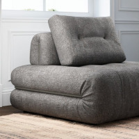 鼎南山涧沙发 沙发 现代简约 雪尼尔绿色 单人位 1050*1050*780mm