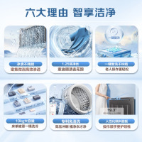 小天鹅(LittleSwan)洗衣机波轮全自动10KG大容量 智能预约一键智洗省水省电 TB10V27T