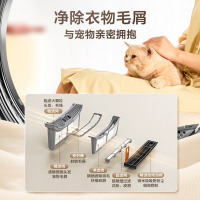 小天鹅(LittleSwan)洗烘套装10kg滚筒洗衣机+热泵烘干机双变频水魔方超薄全嵌 RVIC+83MAX