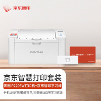 奔图 (PANTUM )P2206W青春版 黑白A4激光 京东小家智能生态 手机无线远程/学习教辅资源&京东智印学习棒