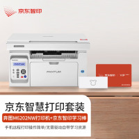 奔图(PANTUM)M6202NW智慧打印套装 京东智印学习棒 黑白激光多功能一体机 作业手机打印海量学习资源