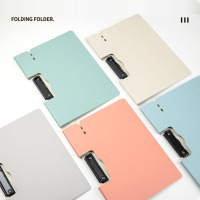 齐心(COMIX)5个装A4横式折页板夹会议夹 加厚硬文件夹 诗朗诵签约夹板 试卷资料收纳夹菜单夹 配色PL001