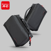 齐心 数码收纳包充电器线便携移动电源配件鼠标充电宝护照手机证件袋多功能收纳袋 DS-331黑色