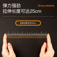 齐心(COMIX)100g袋装办公耐用弹力橡皮筋/乳胶圈/橡皮圈/捆扎胶圈 财务办公用品工具B3513